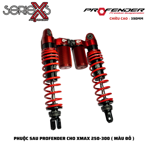 PHUỘC PROFENDER X SERIES - XMAX 250/300 350mm ( MÀU ĐỎ )