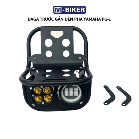 BAGA TRƯỚC GẮN ĐÈN PHA PG-1 (KHÔNG GỒM ĐÈN) (MBIKER)