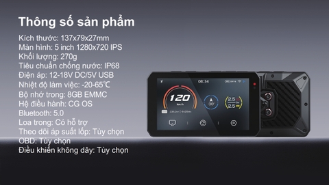 MÀN HÌNH DẪN ĐƯỜNG AIO-5 PLAY CHIGEE CHÍNH HÃNG