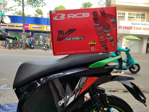 Datbike QUANTUM nâng cấp phuộc RCB VD Series