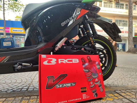 Datbike QUANTUM nâng cấp phuộc RCB VD Series