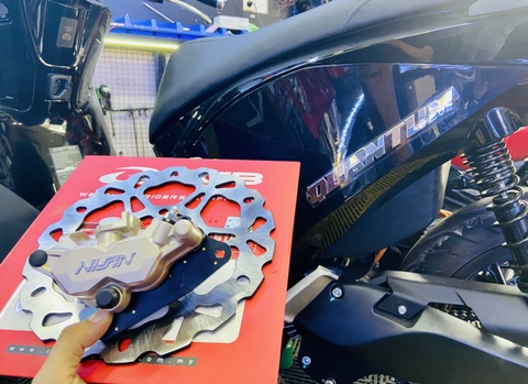 Datbike QUANTUM nâng cấp hệ thống phanh thắng