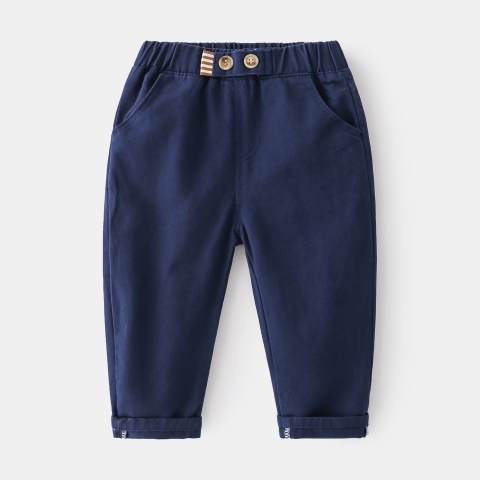Quần kaki cotton thoải mái phong cách Hàn Quốc cho bé trai