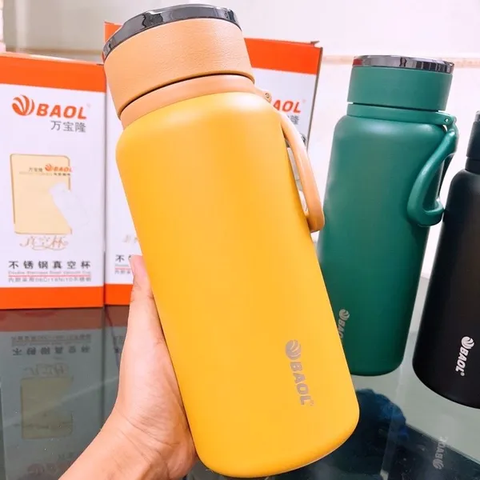 Bình giữ nhiệt cao cấp BaoL SUS304 mẫu mới L32 1000ml, 1280ml, 1500ml vỏ nhám