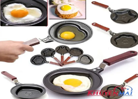 Chảo chiên trứng nhiều hình
