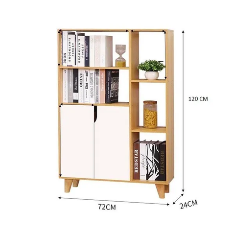 Tủ sách 1 ngăn phong cách Hàn có chân