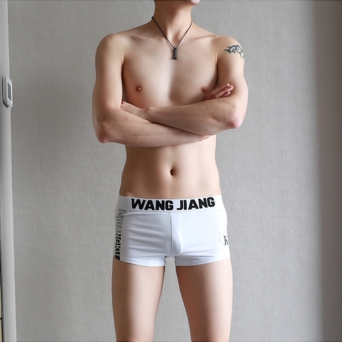 Quần lót boxer cotton WANGJIANG cá tính dành cho nam