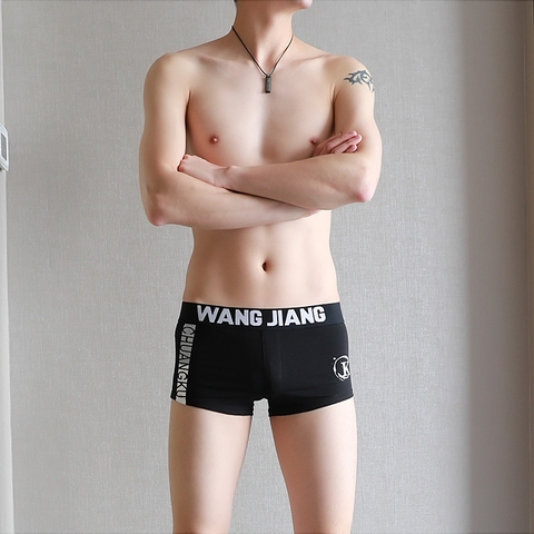 Quần lót boxer cotton WANGJIANG cá tính dành cho nam