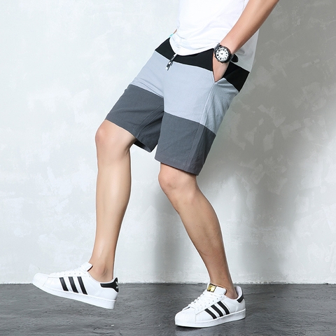 Quần short thể thao nam phối ba màu trẻ trung hợp thời trang