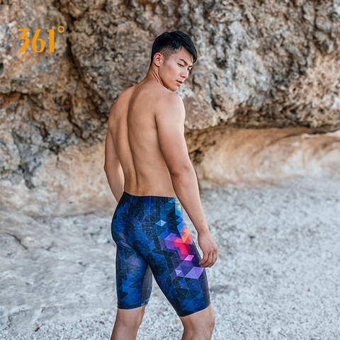 Quần bơi boxer nam dày dặn chống ngượng phối họa tiết đẹp mắt