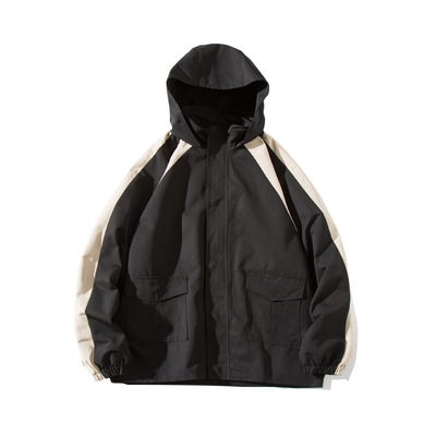 Áo khoác unisex túi hộp form rộng cài nút kiểu Hàn Quốc