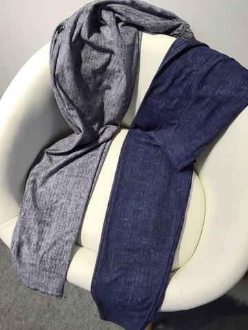 Quần legging giả denim vải co giãn vừa vặn ôm dáng, phiên bản Hàn Quốc