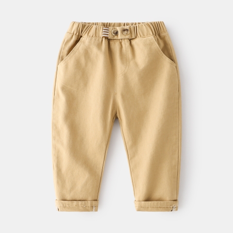 Quần kaki cotton thoải mái phong cách Hàn Quốc cho bé trai