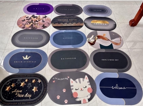 Thảm chà chân silicon diato oval