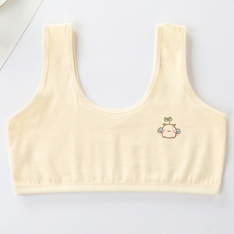 Áo lót hai dây vải cotton dành cho bé gái từ 8 đến 12 tuổi