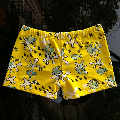 Quần bơi boxer HURUN in hoạt hình dành cho bé trai