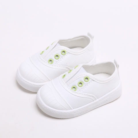Giày vải đế mềm thoáng khí dành cho bé trai và bé gái