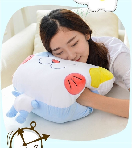 Bộ chăn gối văn phòng 3 in 1 mèo nháy mắt