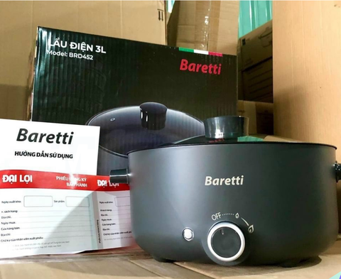 Nồi lẩu điện 3L Baretti BRD452