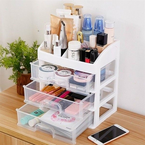 Kệ đựng mỹ phẩm 4 tầng