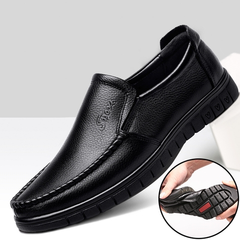 Giày lười nam thoáng khí đế cao su siêu bền