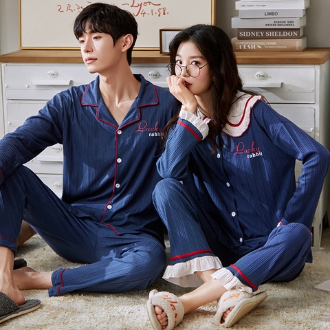 Đồ bộ nam dài tay phối họa tiết phù hợp mặc ở nhà