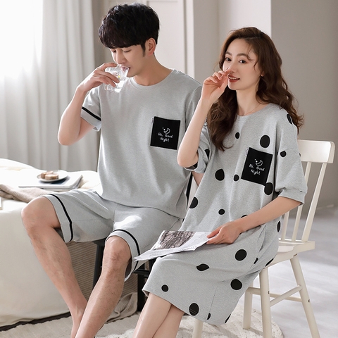 Bộ đồ nam cotton ngắn tay kiểu dáng thể thao