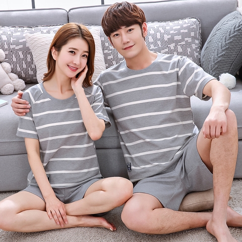 Đồ bộ mặc ở nhà ngắn tay phù hợp cho cả nam và nữ