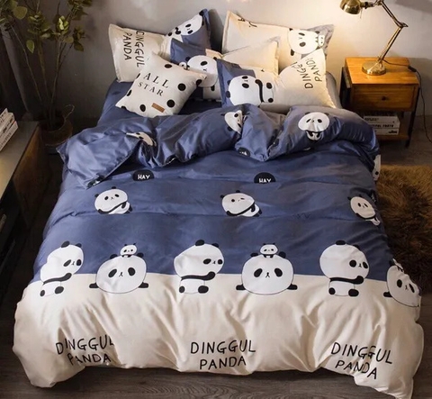 Bộ chăn drap gối cotton Korea NS270