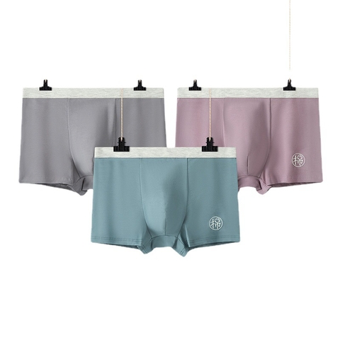 Quần lót boxer cotton nguyên chất co giãn dành cho nam
