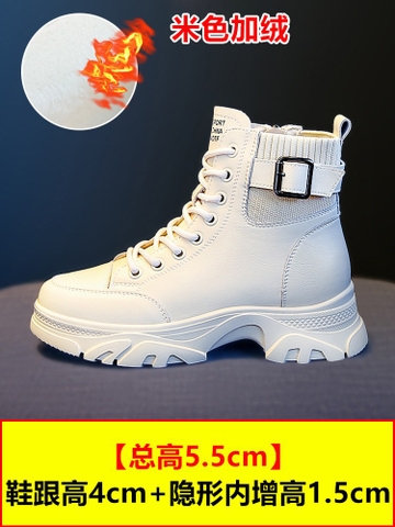 Giày boots Martin ngắn cổ phong cách Anh Quốc phù hợp cho học sinh, sinh viên