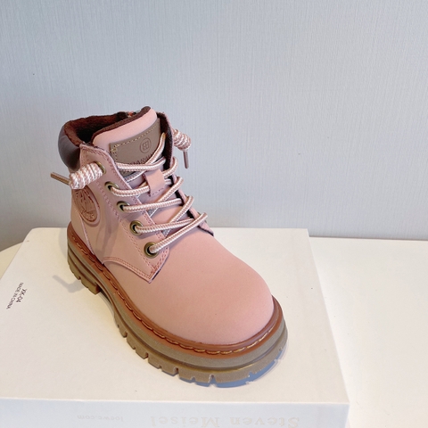 Giày boot Martin phong cách thời trang Hàn Quốc cho bé gái và bé trai