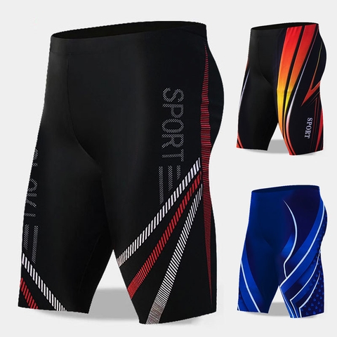 Quần bơi nam boxer chất nylon thoáng khí nhanh khô