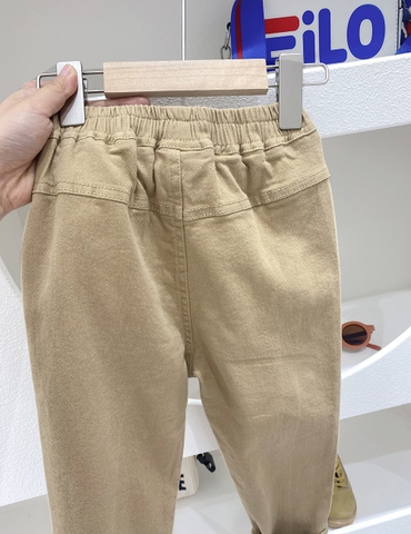 Quần kaki thêu gấu phong cách Hàn Quốc cho bé trai