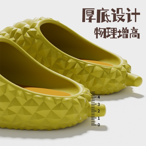Dép bánh mì hình sầu riêng hot trend đế mềm phù hợp cho cả nam và nữ