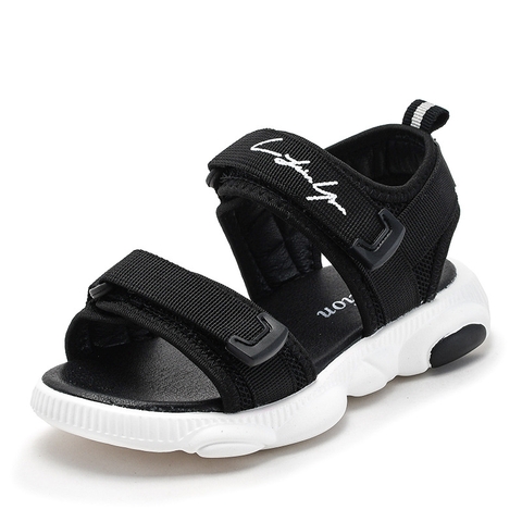 Giày sandal hở mũi kiểu dáng đơn giản chống trơn trượt dành cho bé trai
