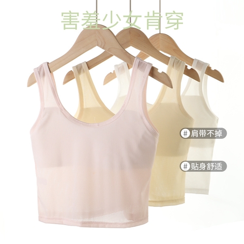 Áo lót hai dây kiểu dáng dài dành cho bé gái
