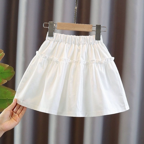 Chân váy phối cúc thời trang phong cách Hàn Quốc dành cho bé gái