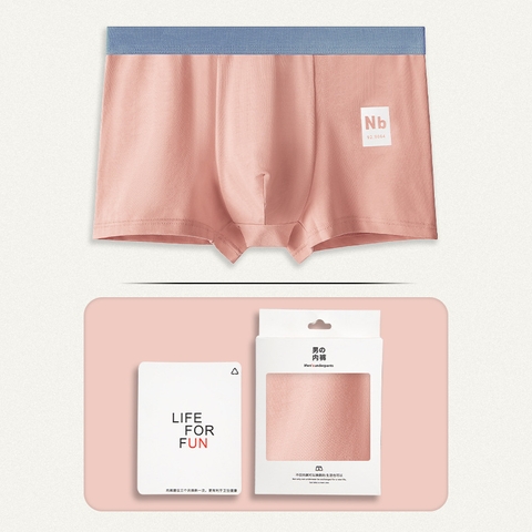Quần lót boxer nam chất cotton co giãn thoáng khí
