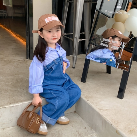 Áo liền quần kiểu dáng thời trang phong cách Hàn Quốc dành cho bé gái
