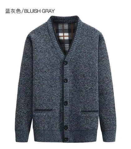 Áo len cardigan nam cổ chữ V dày dặn sang trọng