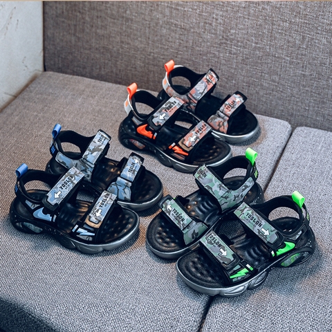 Giày sandal cỡ lớn đế mềm thời trang dành cho bé trai