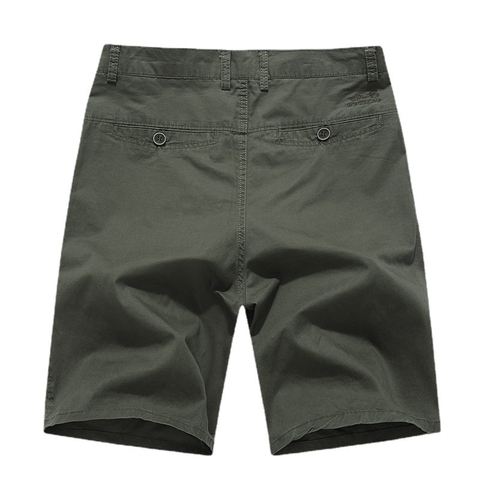 Quần short kaki nam trơn đơn giản dáng âu hợp thời trang