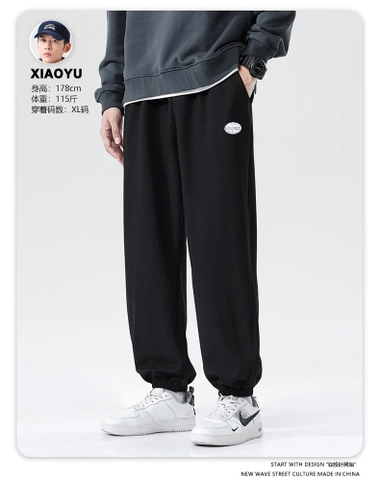 Quần thể thao unisex waffle cá tính phù hợp cho cả nam và nữ