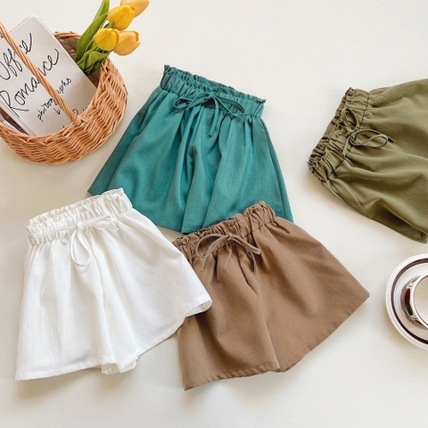 Quần short giả váy phong cách Hàn Quốc dành cho bé gái