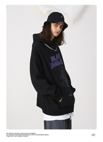 Áo hoodie OVDY unisex in hình kiểu dáng oversize