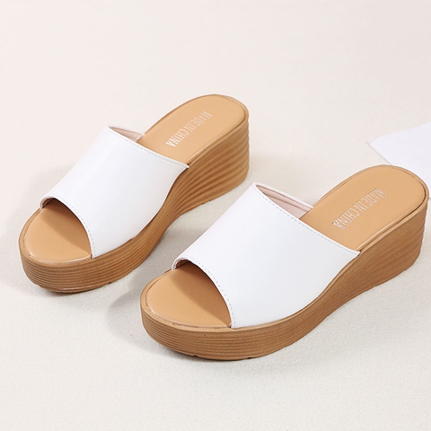 Dép sandal thời trang cao gót đế xuồng xỏ ngón đính hạt kim cương giả mẫu mới