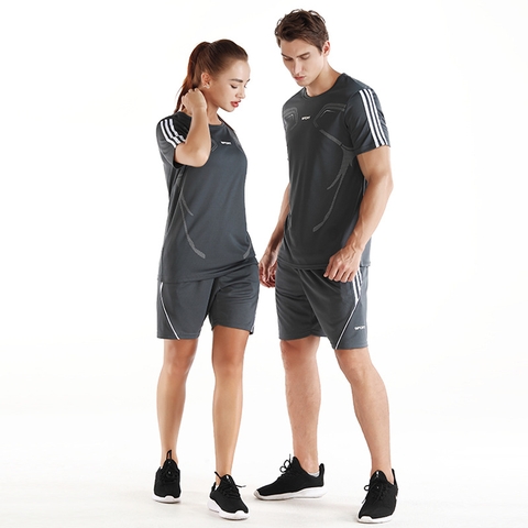 Bộ đồ thể thao nam nữ SPORT đơn giản phù hợp chạy bộ, tập gym