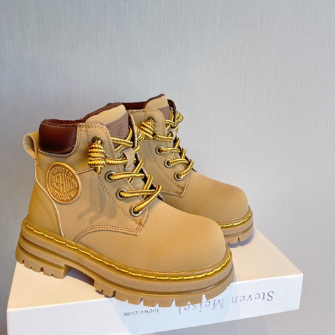 Giày boot Martin phong cách thời trang Hàn Quốc cho bé gái và bé trai