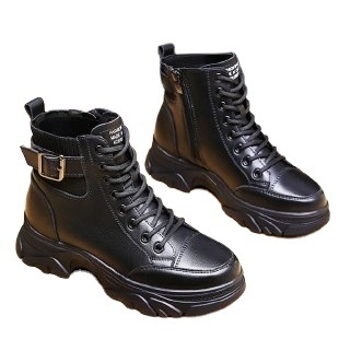 Giày boots Martin ngắn cổ phong cách Anh Quốc phù hợp cho học sinh, sinh viên